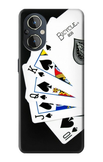 S1078 Poker Royal Straight Flush Case For OnePlus Nord N20 5G