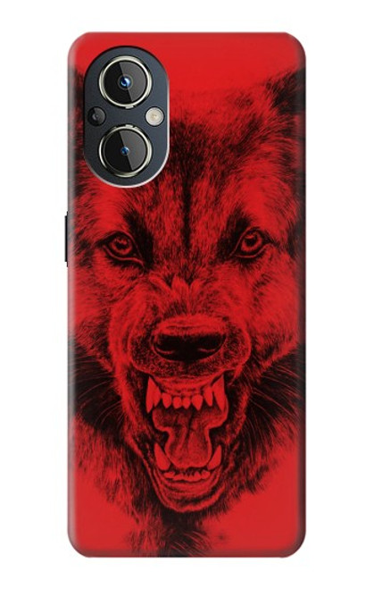 S1090 Red Wolf Case For OnePlus Nord N20 5G