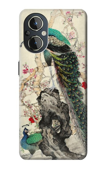 S2086 Peacock Painting Case For OnePlus Nord N20 5G