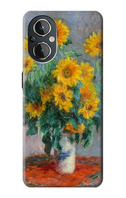 S2937 Claude Monet Bouquet of Sunflowers Case For OnePlus Nord N20 5G