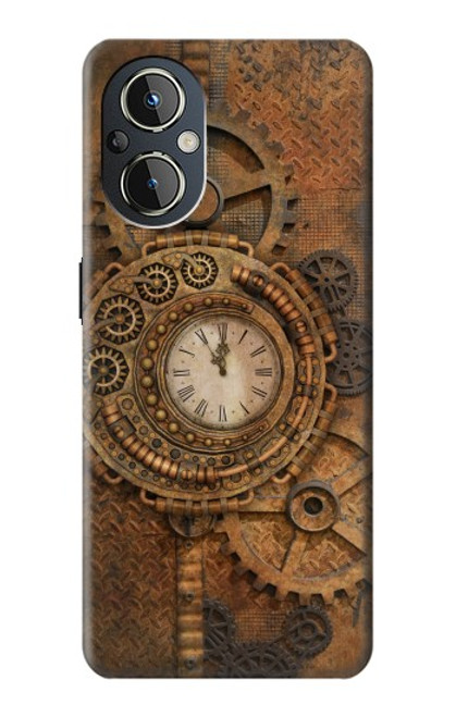 S3401 Clock Gear Steampunk Case For OnePlus Nord N20 5G