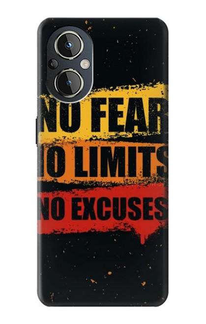 S3492 No Fear Limits Excuses Case For OnePlus Nord N20 5G