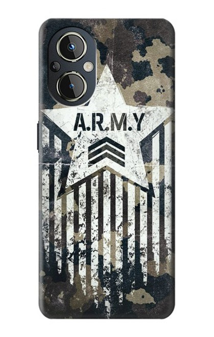 S3666 Army Camo Camouflage Case For OnePlus Nord N20 5G