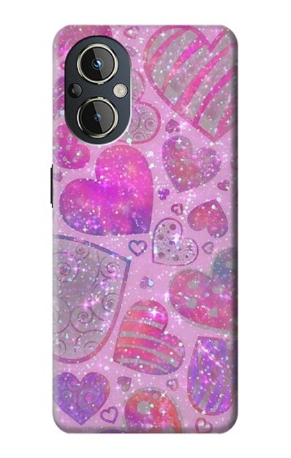 S3710 Pink Love Heart Case For OnePlus Nord N20 5G