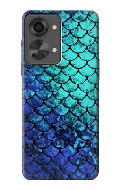 S3047 Green Mermaid Fish Scale Case For OnePlus Nord 2T