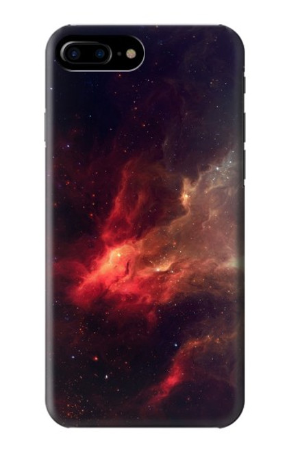 S3897 Red Nebula Space Case For iPhone 7 Plus, iPhone 8 Plus
