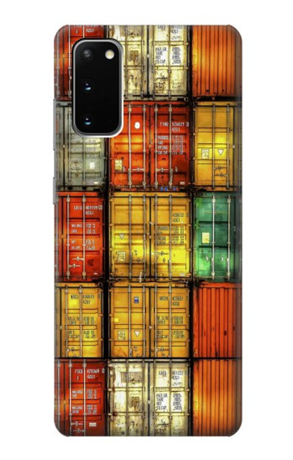 S3861 Colorful Container Block Case For Samsung Galaxy S20