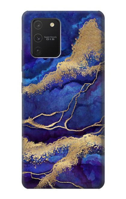 S3906 Navy Blue Purple Marble Case For Samsung Galaxy S10 Lite