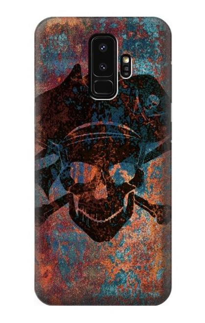 S3895 Pirate Skull Metal Case For Samsung Galaxy S9 Plus