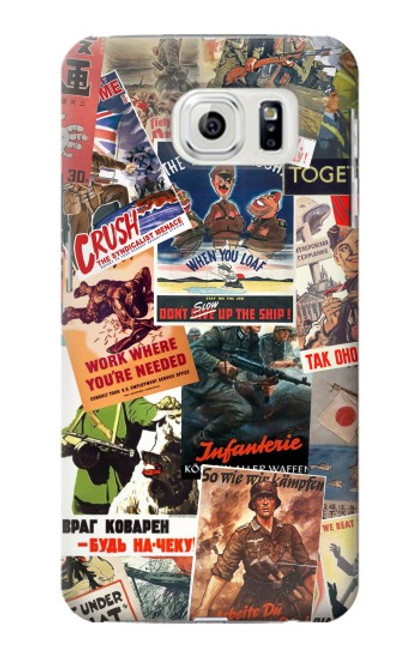 S3905 Vintage Army Poster Case For Samsung Galaxy S7 Edge