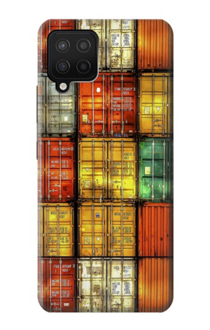 S3861 Colorful Container Block Case For Samsung Galaxy A12