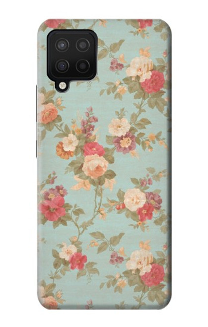 S3910 Vintage Rose Case For Samsung Galaxy A12