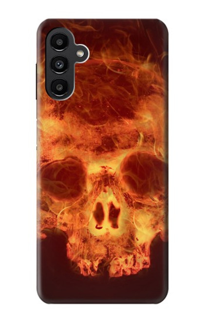 S3881 Fire Skull Case For Samsung Galaxy A13 5G