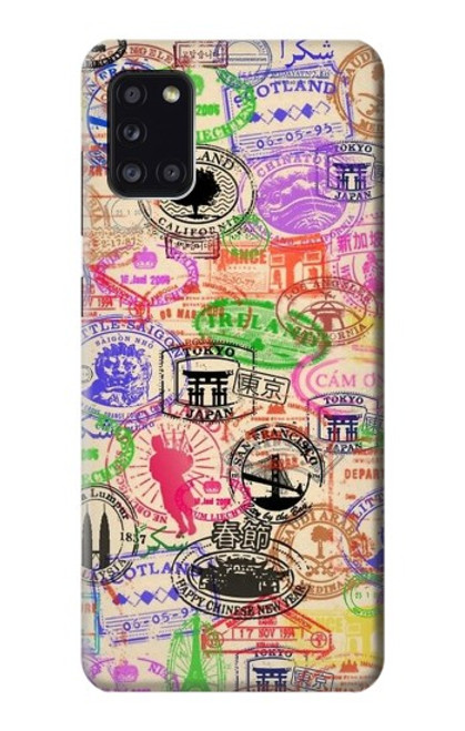 S3904 Travel Stamps Case For Samsung Galaxy A31