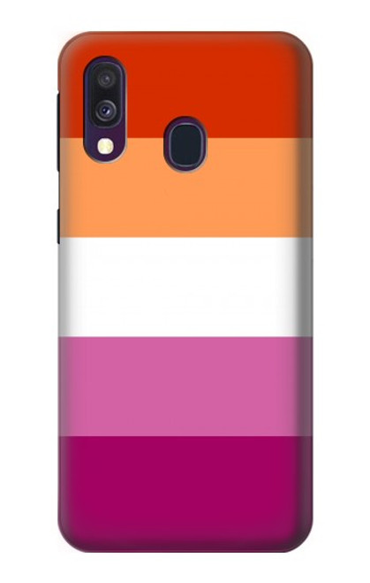 S3887 Lesbian Pride Flag Case For Samsung Galaxy A40