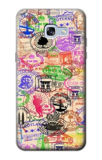 S3904 Travel Stamps Case For Samsung Galaxy A5 (2017)