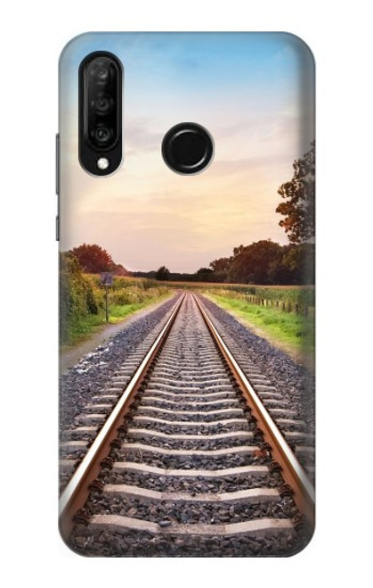 S3866 Railway Straight Train Track Case For Huawei P30 lite