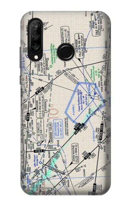 S3882 Flying Enroute Chart Case For Huawei P30 lite