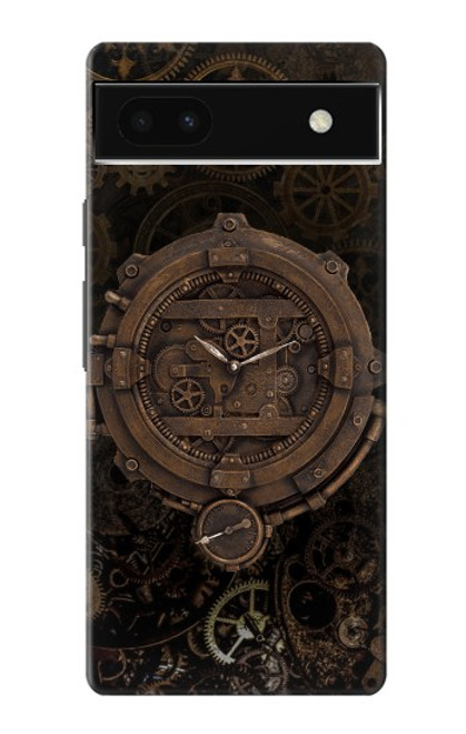 S3902 Steampunk Clock Gear Case For Google Pixel 6a