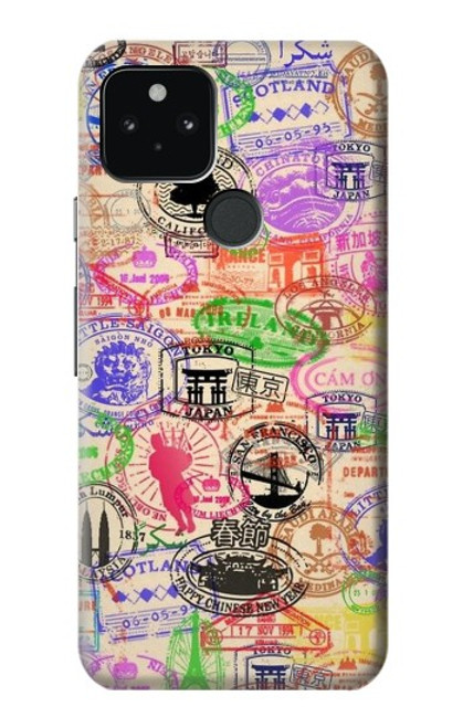 S3904 Travel Stamps Case For Google Pixel 5