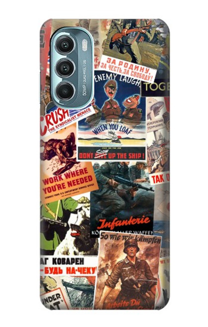 S3905 Vintage Army Poster Case For Motorola Moto G Stylus 5G (2022)