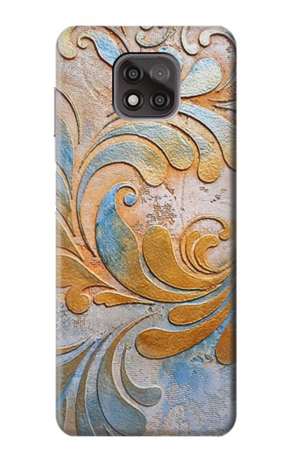 S3875 Canvas Vintage Rugs Case For Motorola Moto G Power (2021)