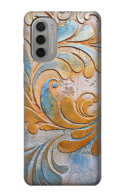 S3875 Canvas Vintage Rugs Case For Motorola Moto G51 5G