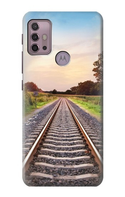 S3866 Railway Straight Train Track Case For Motorola Moto G30, G20, G10