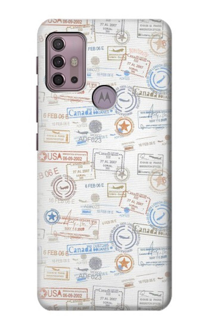 S3903 Travel Stamps Case For Motorola Moto G30, G20, G10