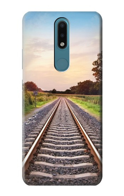 S3866 Railway Straight Train Track Case For Nokia 2.4