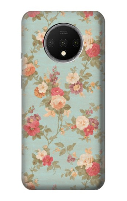 S3910 Vintage Rose Case For OnePlus 7T