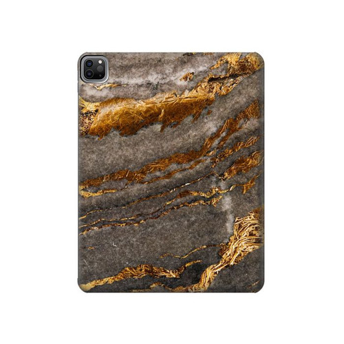 S3886 Gray Marble Rock Hard Case For iPad Pro 12.9 (2022, 2021, 2020, 2018), Air 13 (2024)