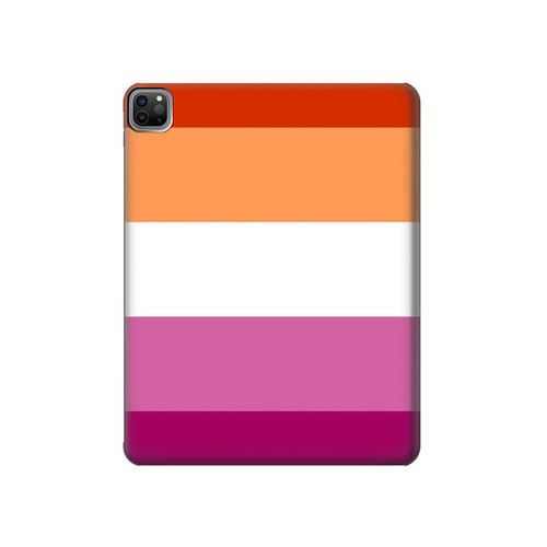 S3887 Lesbian Pride Flag Hard Case For iPad Pro 12.9 (2022,2021,2020,2018, 3rd, 4th, 5th, 6th)
