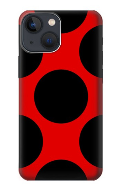 S1829 Ladybugs Dot Pattern Case For iPhone 14