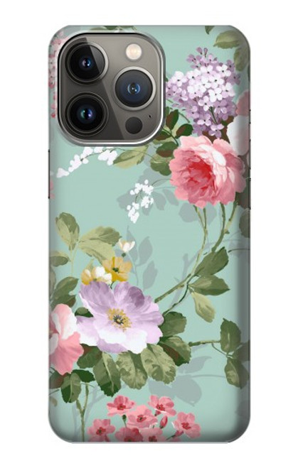 S2178 Flower Floral Art Painting Case For iPhone 14 Pro