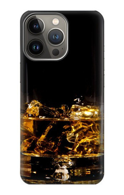 S2742 Ice Whiskey Whisky Glass Case For iPhone 14 Pro