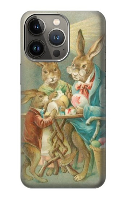 S3164 Easter Rabbit Family Case For iPhone 14 Pro
