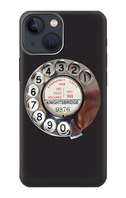 S0059 Retro Rotary Phone Dial On Case For iPhone 14 Plus