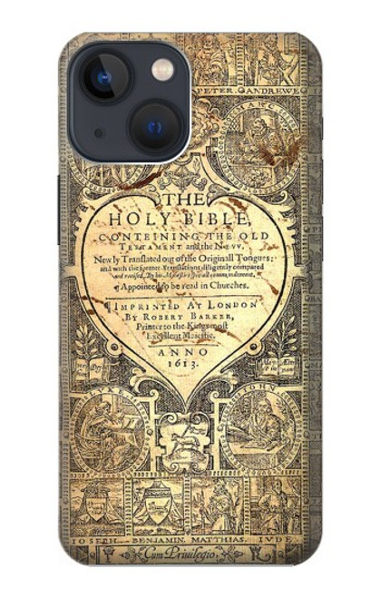 S0330 Bible Page Case For iPhone 14 Plus