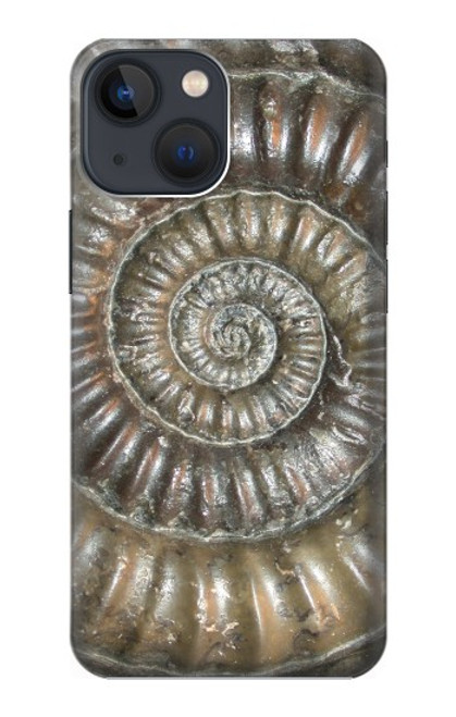 S1788 Ammonite Fossil Case For iPhone 14 Plus