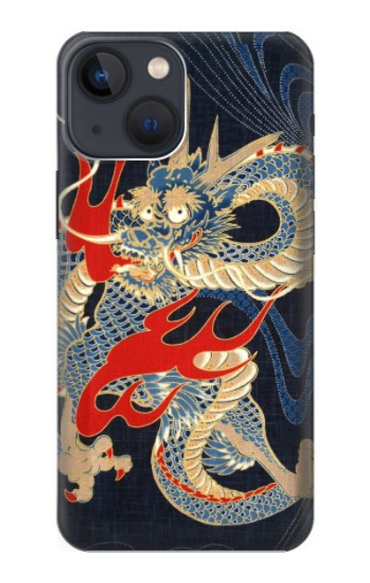 S2073 Japan Dragon Art Case For iPhone 14 Plus