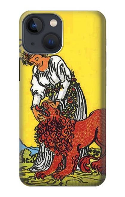 S3458 Strength Tarot Card Case For iPhone 14 Plus