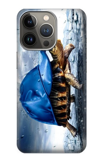 S0084 Turtle in the Rain Case For iPhone 14 Pro Max