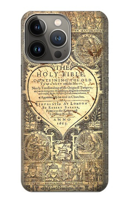 S0330 Bible Page Case For iPhone 14 Pro Max