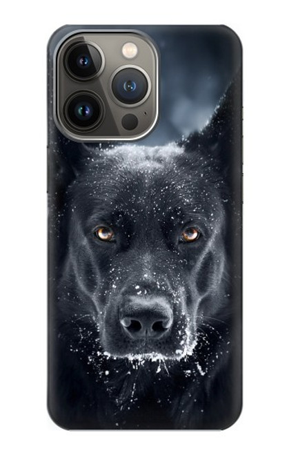 S3168 German Shepherd Black Dog Case For iPhone 14 Pro Max