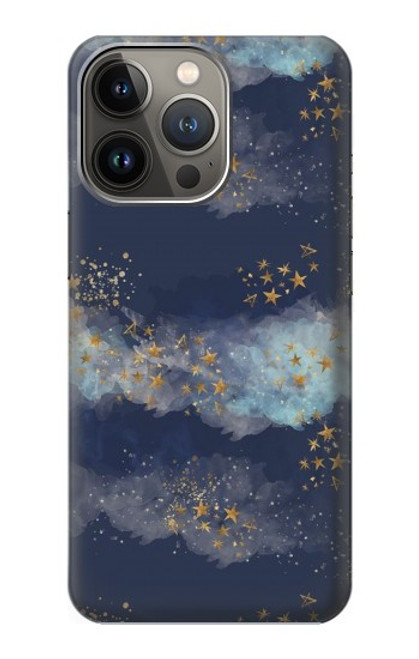 S3364 Gold Star Sky Case For iPhone 14 Pro Max