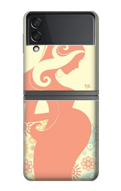 S0815 Pregnant Art Case For Samsung Galaxy Z Flip 4