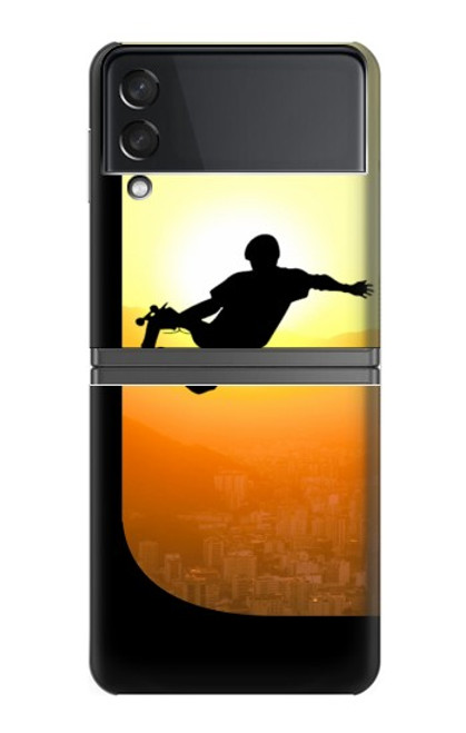 S2676 Extreme Skateboard Sunset Case For Samsung Galaxy Z Flip 4