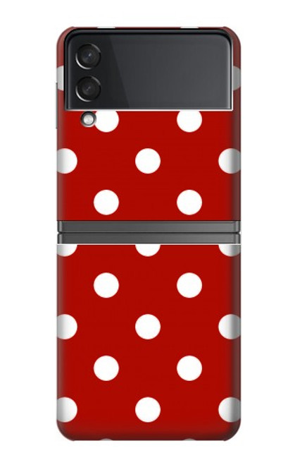 S2951 Red Polka Dots Case For Samsung Galaxy Z Flip 4