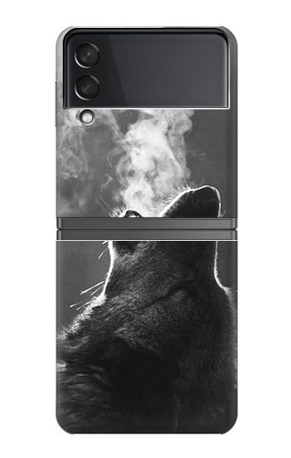S3505 Wolf Howling Case For Samsung Galaxy Z Flip 4